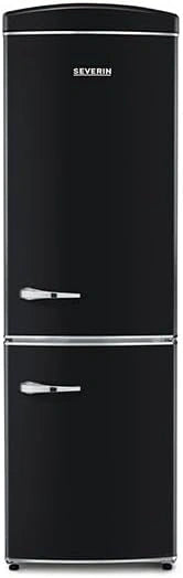 SEVERIN, Frigorifero, 315 L, 60 cm, Nero