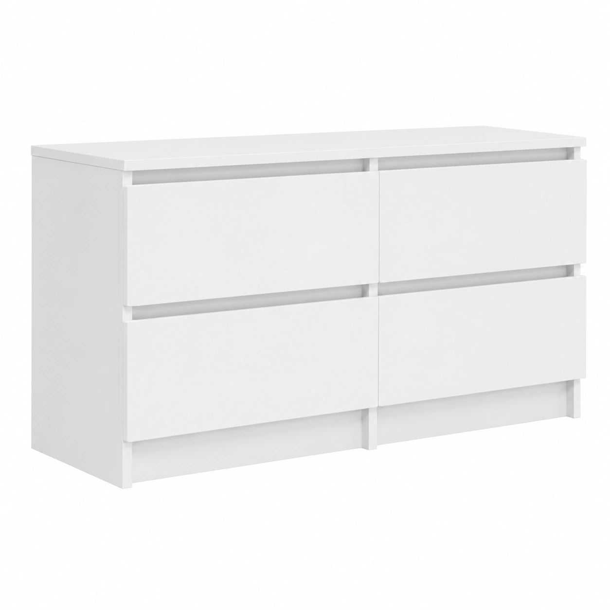 Mobile TV Bianco in Legno Multistrato 100x35x54 cm
