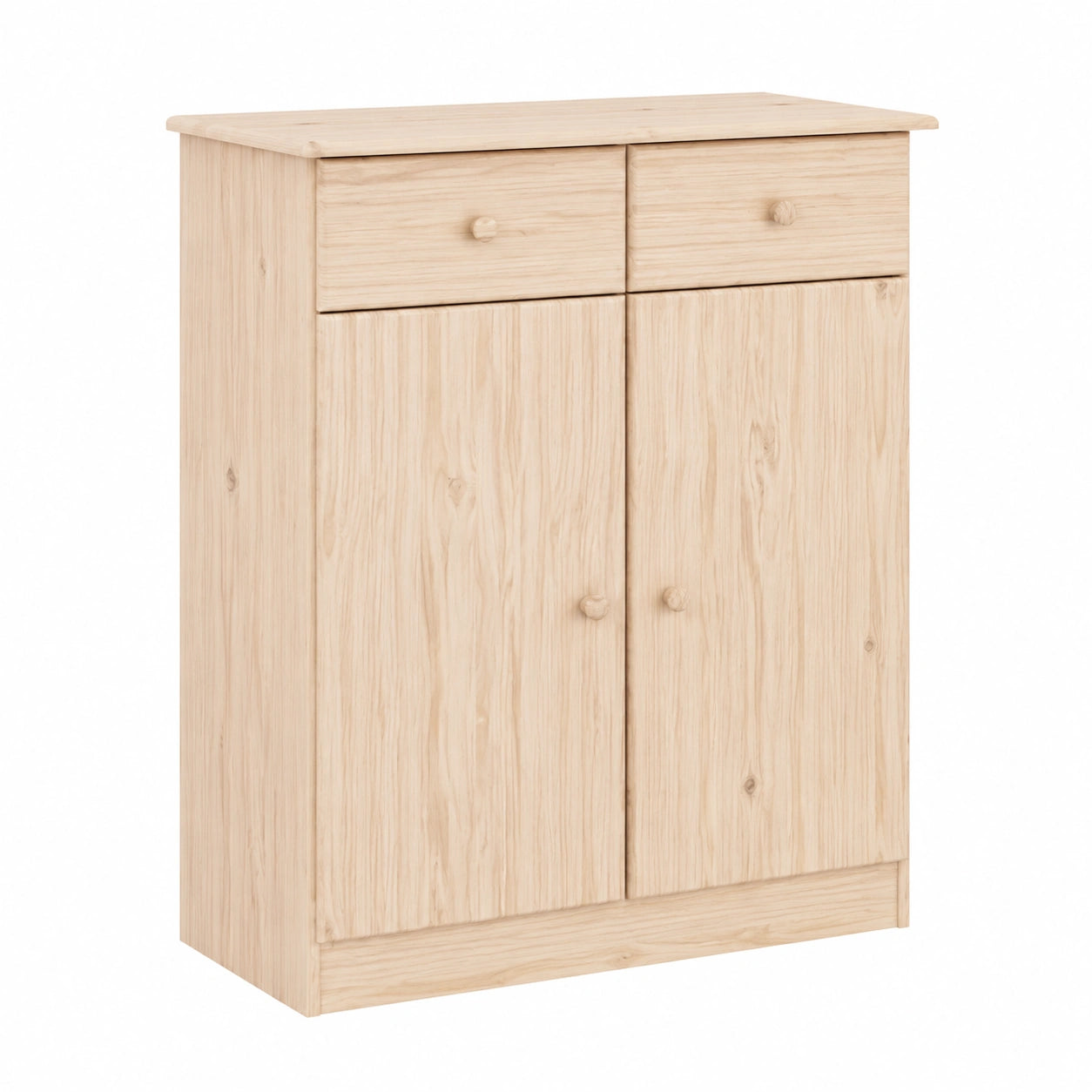 Scarpiera Alta in Pino Massello 77x35x96 cm