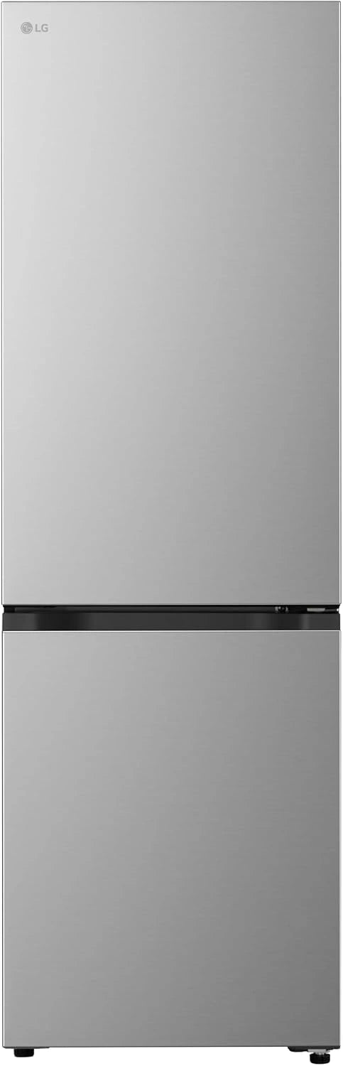 LG GBBS524APY, Frigorifero, 375 L, 60 cm, con Wi-Fi, con tecnologia inverter, con controllo intelligente, Argento