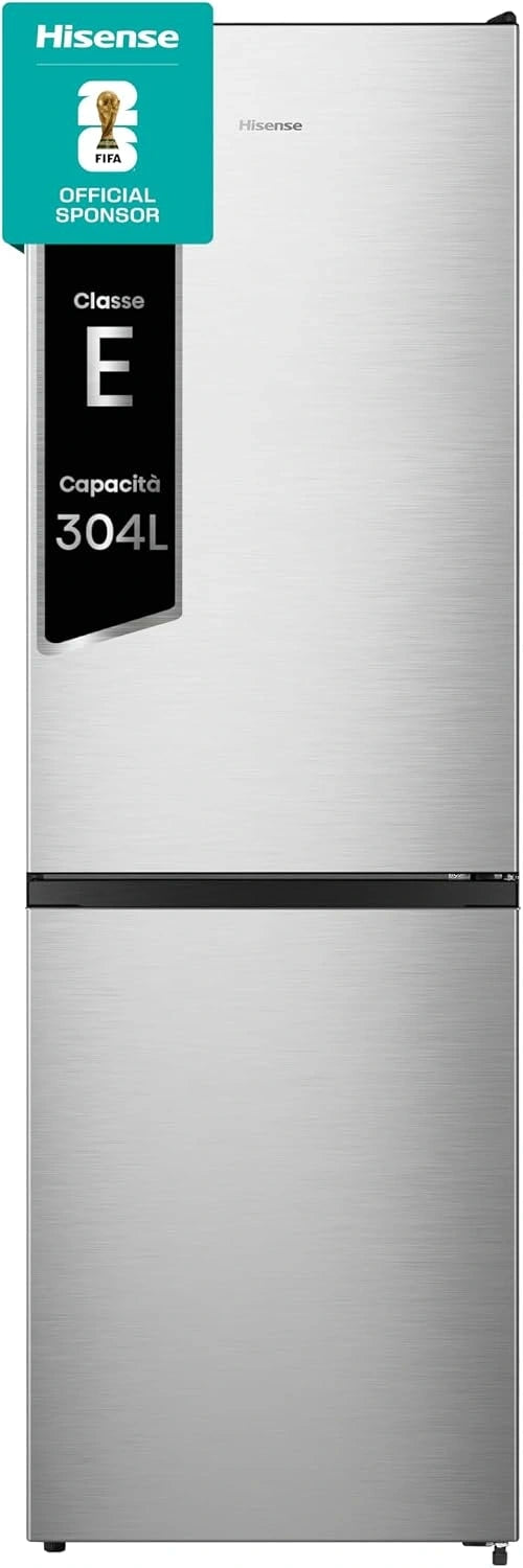 Hisense MC60300IE, Frigorifero, 304 Litri, 186 cm, Argento