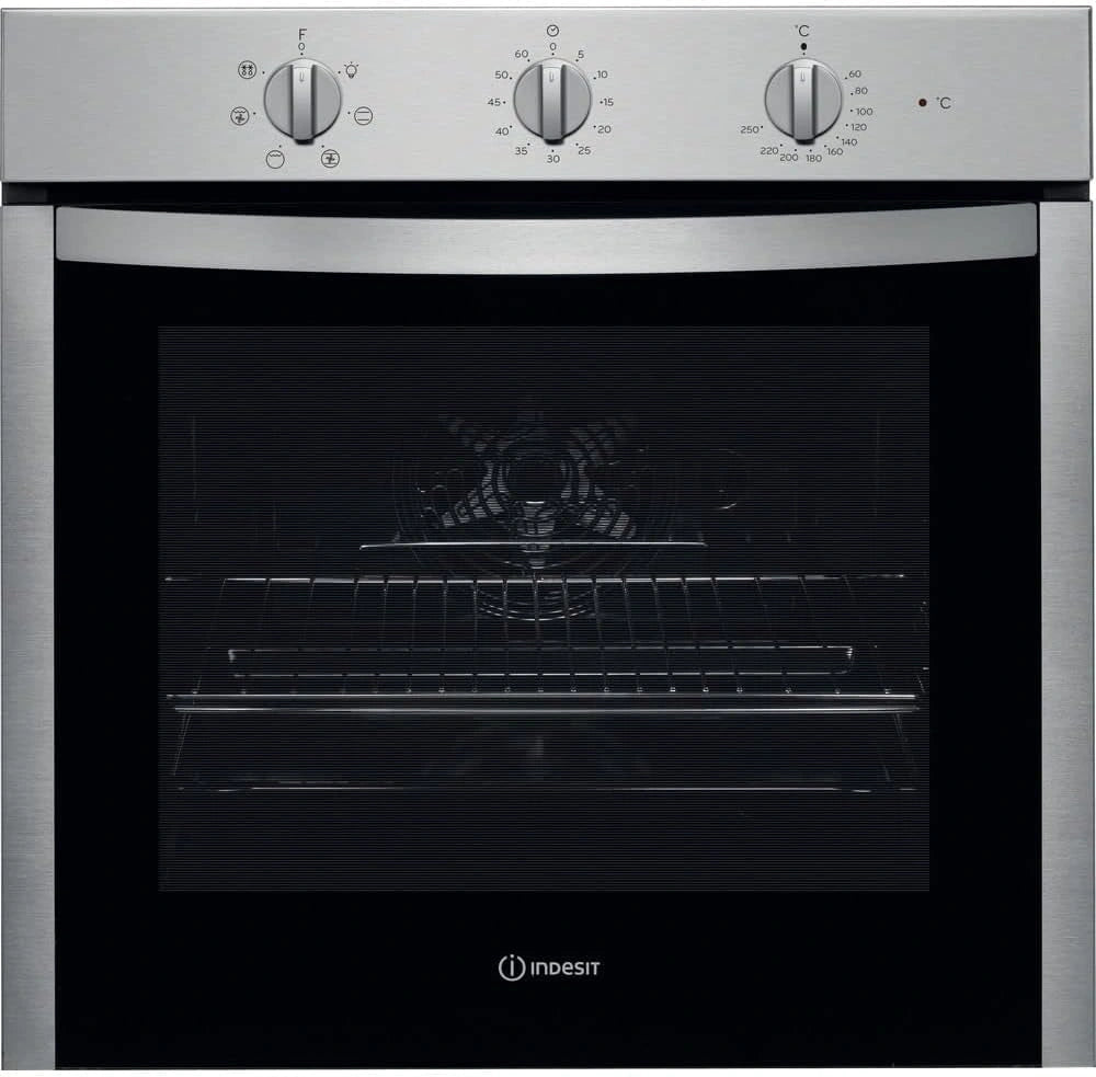 Indesit IFW 5530, Forno elettrico, 66 L, Argento