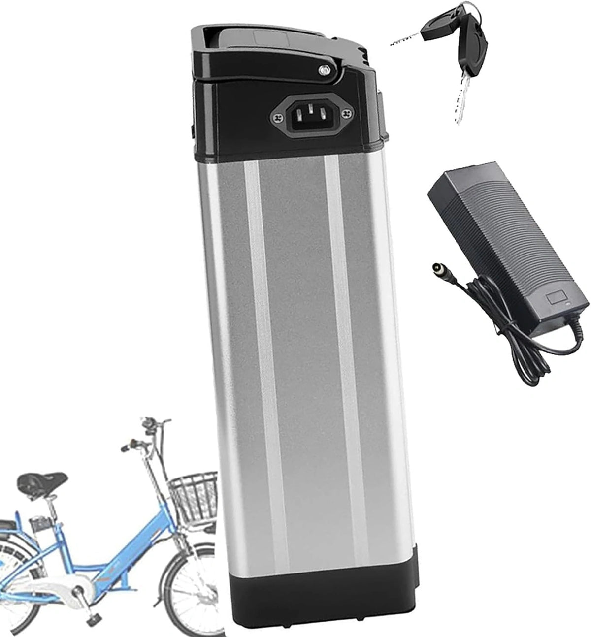 Bicicletta elettrica, 36V, 10Ah, 15Ah, pieghevole