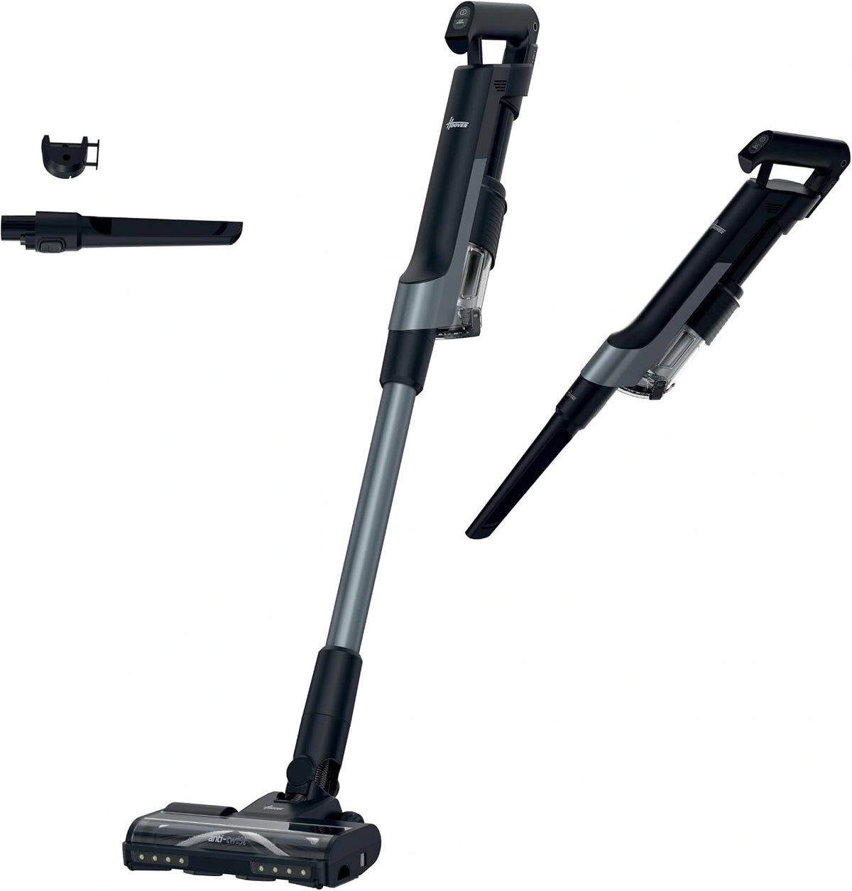 Hoover HF2, Aspirapolvere, 14V, a LED, senza fili, Nero