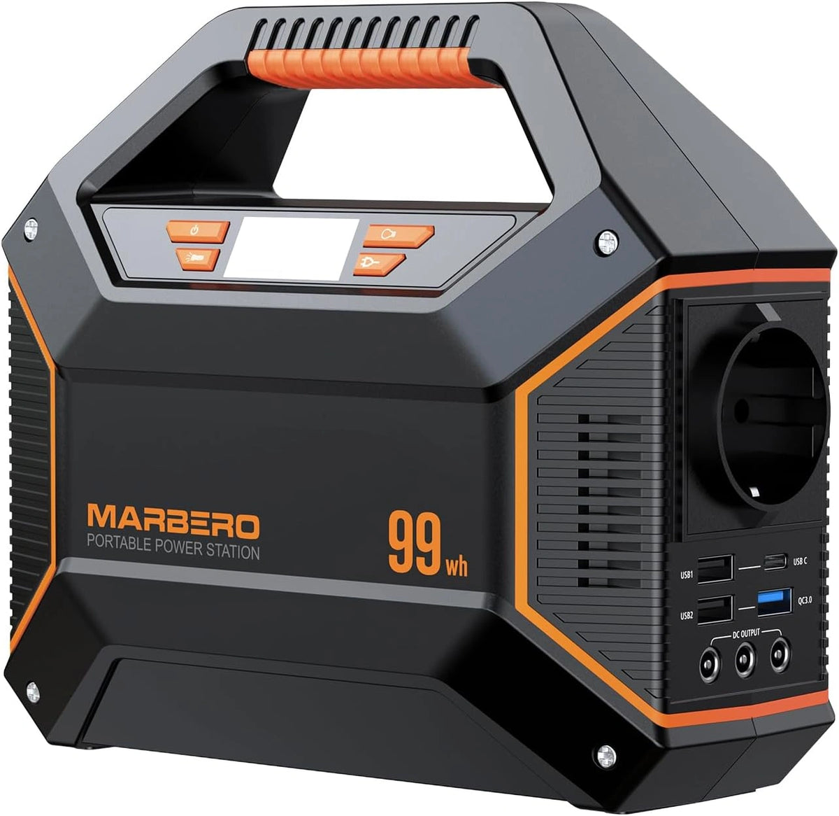 MARBERO, Stazione di alimentazione portatile, 99Wh, 150W, a LED, portatile