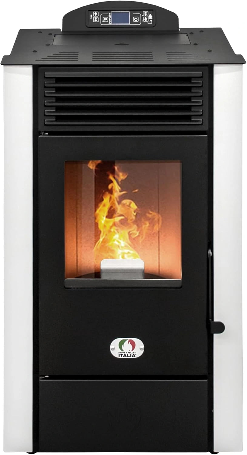 STUFE, Riscaldatore elettrico, 10 KW, con Wi-Fi, Bianco