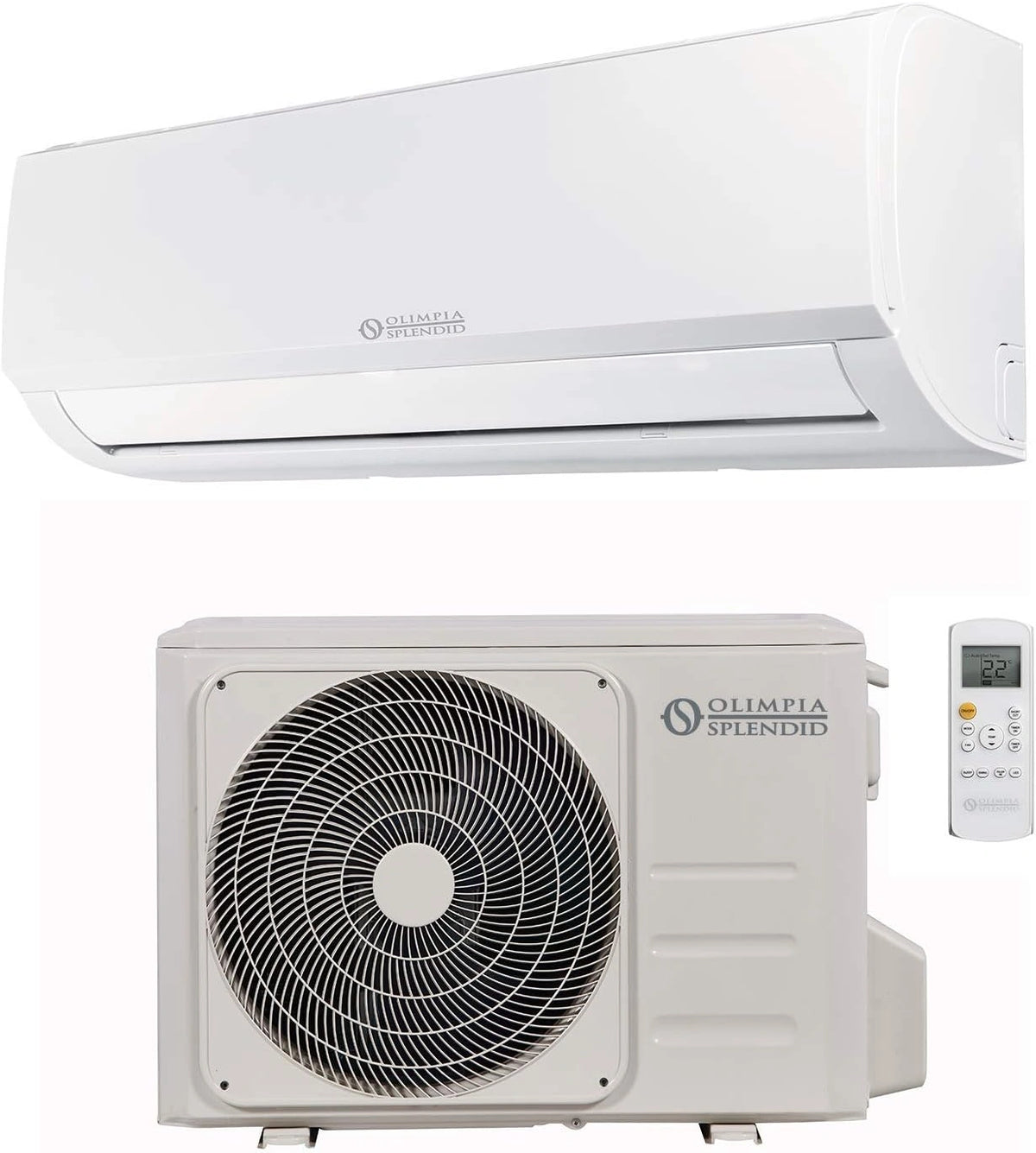 Olimpia, Climatizzatore split, 000 BTU/h, con Wi-Fi, con tecnologia inverter, con controllo intelligente