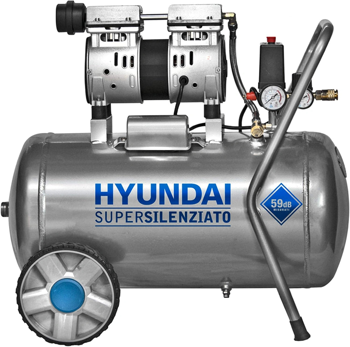 COMPRESSORE OIL-FREE SILENZIATO, Compressore d'aria, 50L