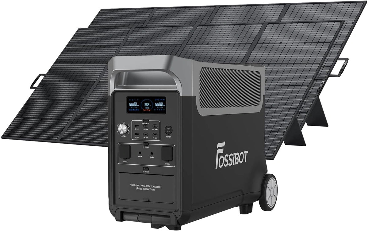 FOSSiBOT F3600, Generatore di corrente, 3840Wh, 400 W, 230 V, a LED, portatile