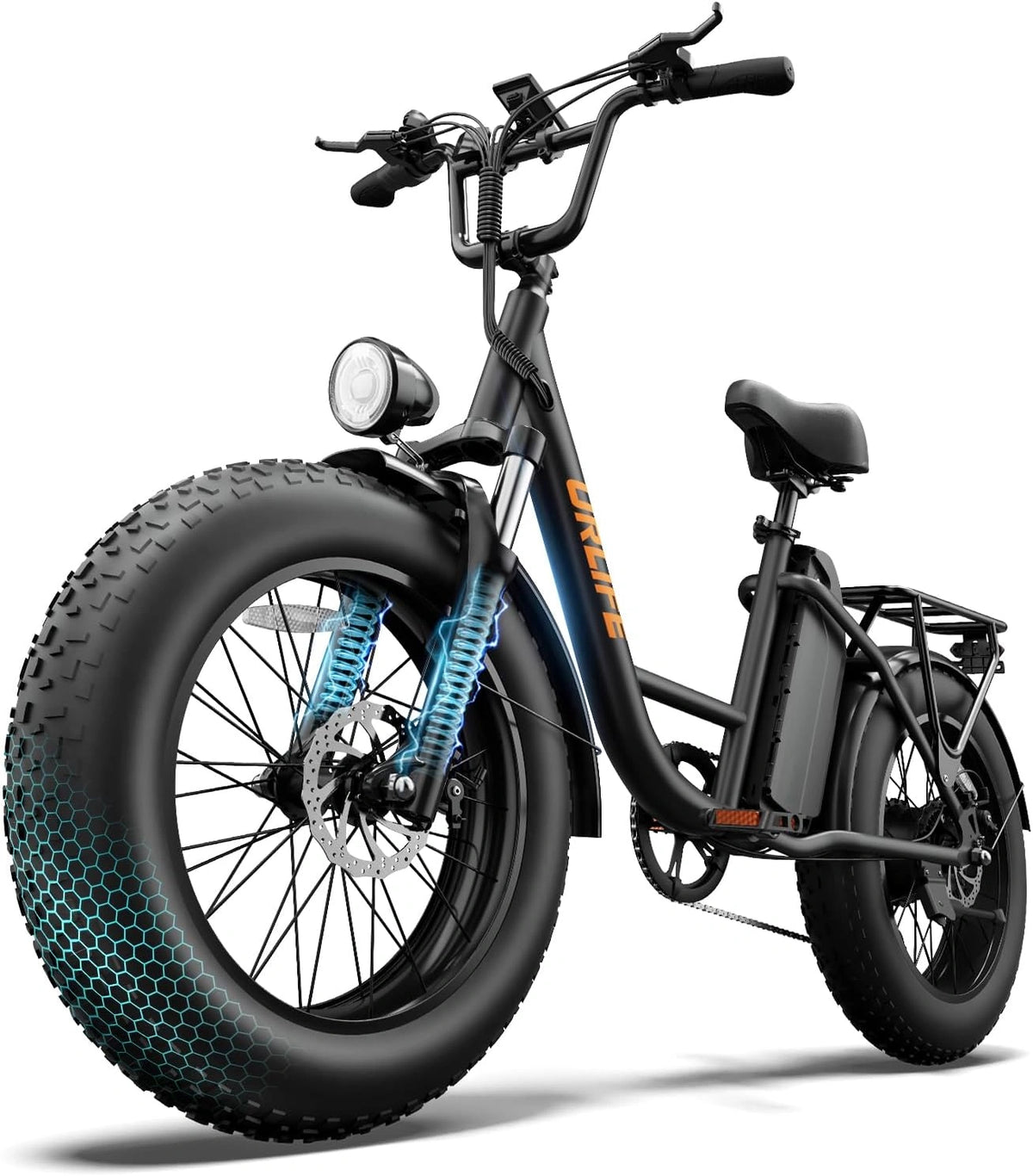 URLIFE, Bicicletta elettrica, 250w, con display digitale