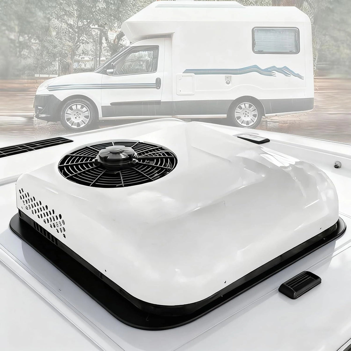 Climatizzatore portatile, 12V, 24V, 2200W, Bianco