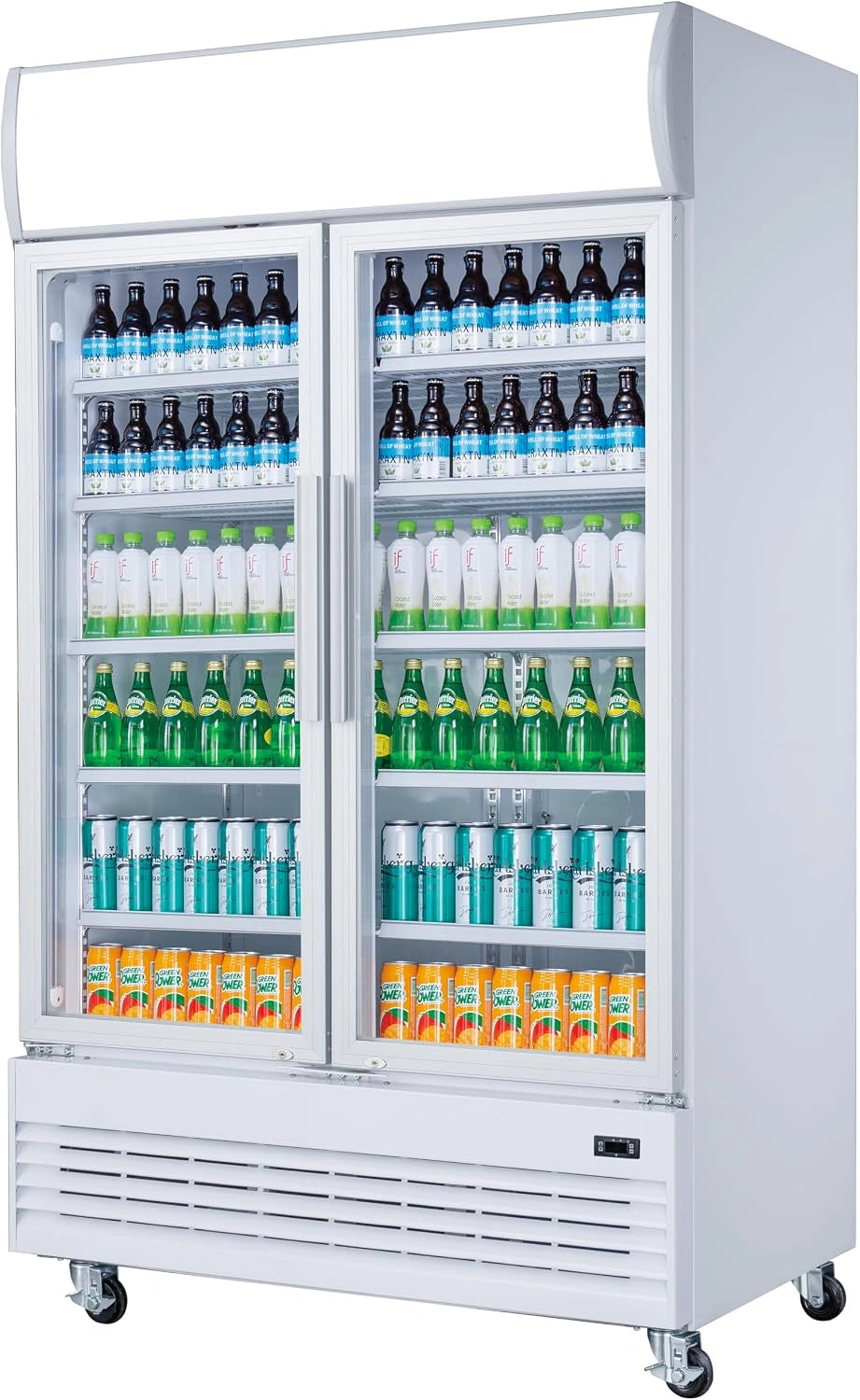 METRO, Frigorifero, 240 V, 930 L, a LED, regolabile, Bianco