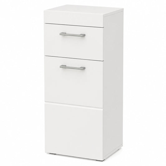 Armadio da bagno Luna bianco, 37x79 cm, montaggio a parete