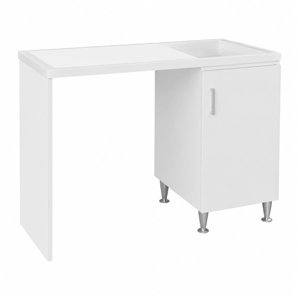 Mobile in Legno con Lavatoio e Copri-lavatrice Idex, 60x108x90 cm, Modello Destro