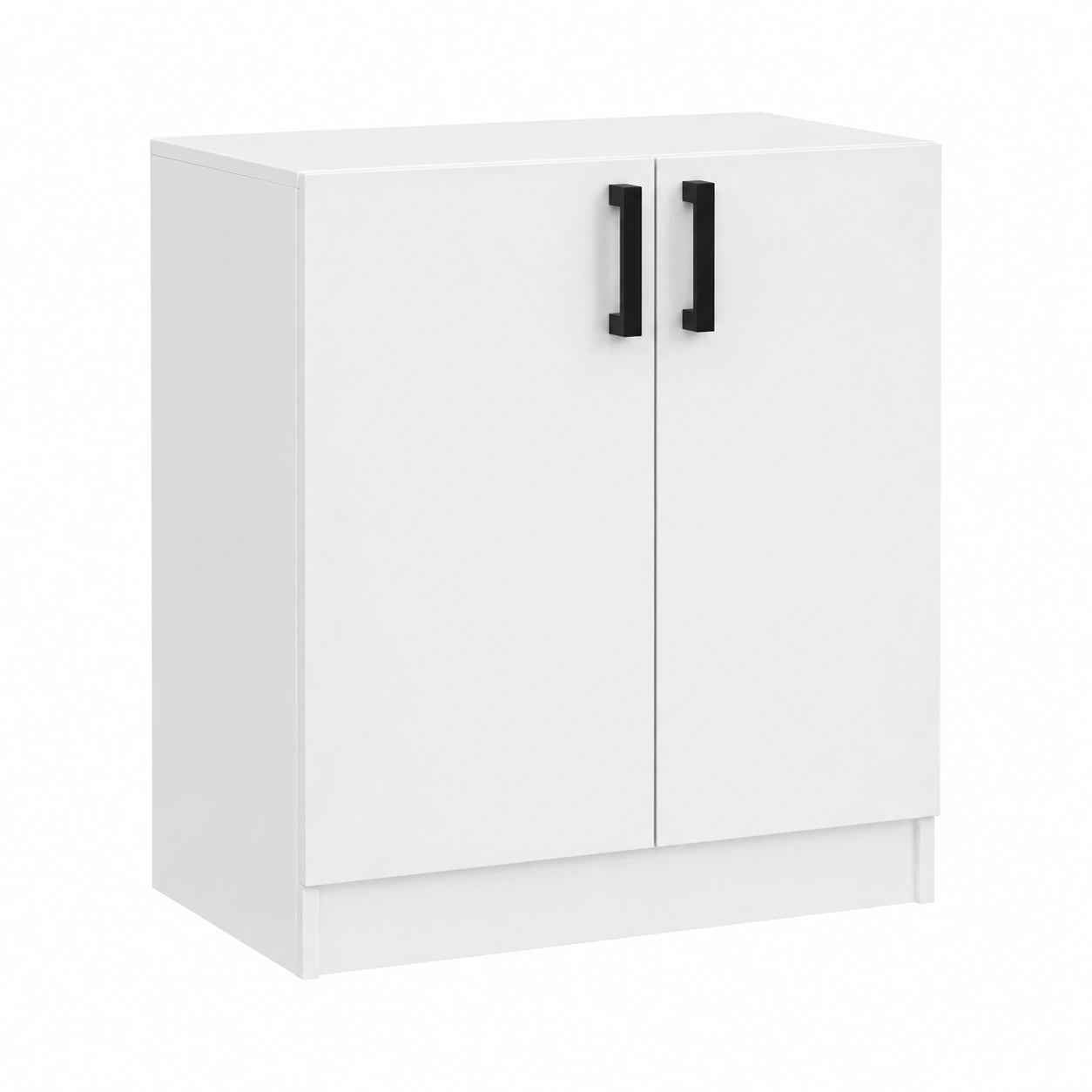 Armadio Sottolavello Cucina con Ripiano Regolabile e Ante – Stile Moderno e Salvaspazio – Bianco Elegante e Versatile