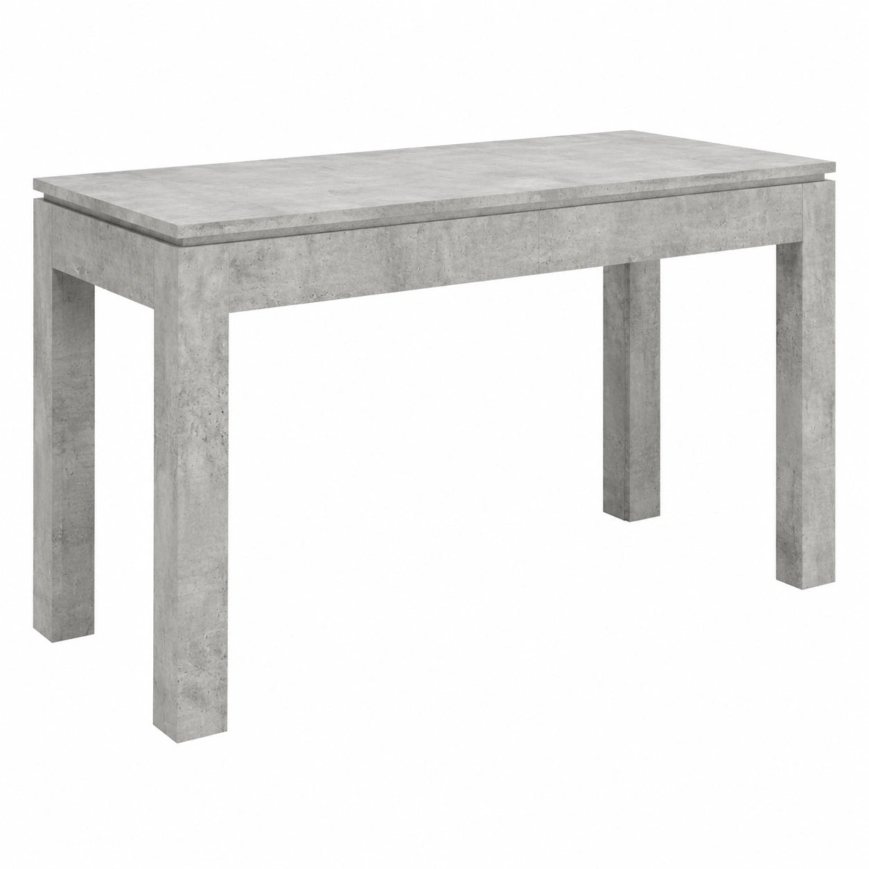 Tavolo da Pranzo in Stile Moderno 120x60x76 cm, Grigio Cemento