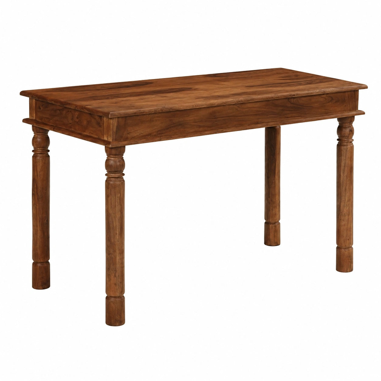 Tavolo da Pranzo in Legno di Acacia 120x60x77 cm, Design Moderno
