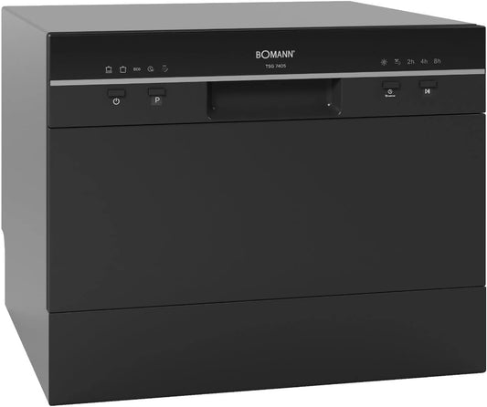Bomann, Lavastoviglie, 240 V, 47 dB, 20 kg, a LED, automatico, Nero