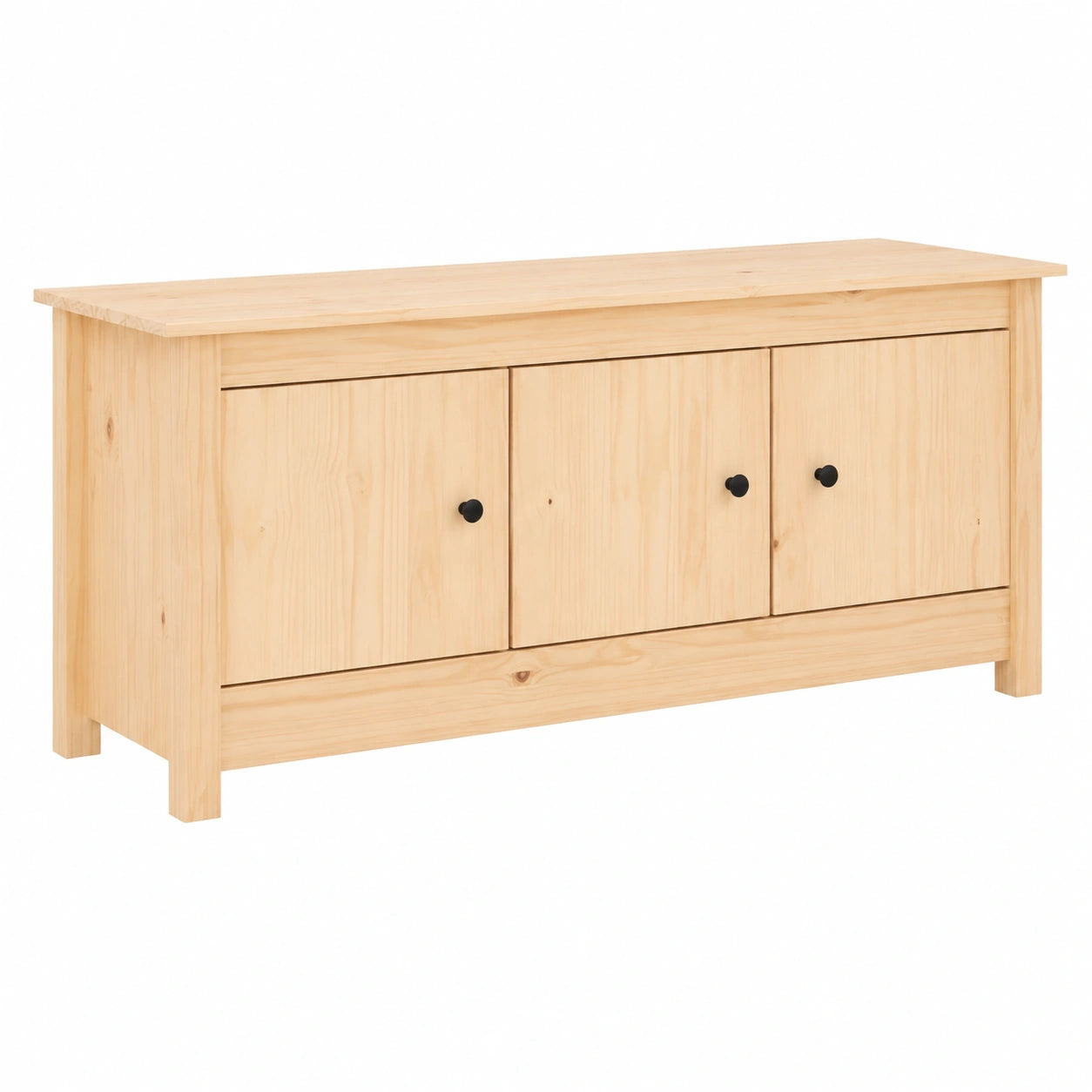 Scarpiera in Legno Massello di Pino 110x38x45,5 cm