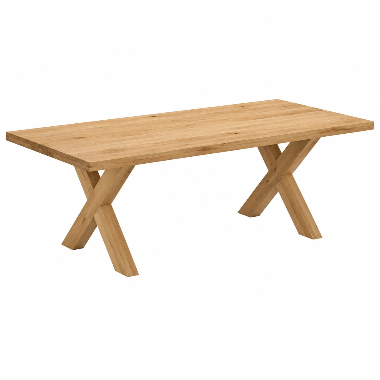 Tavolo da Pranzo di Lusso in Legno Massello 240x100 cm
