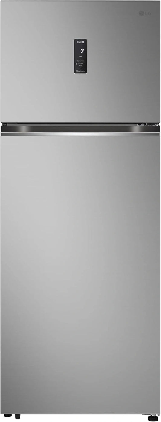 LG GTBV44PYBKD, Frigorifero, 461l, 70cm, con Wi-Fi, con display digitale, con tecnologia inverter, Argento