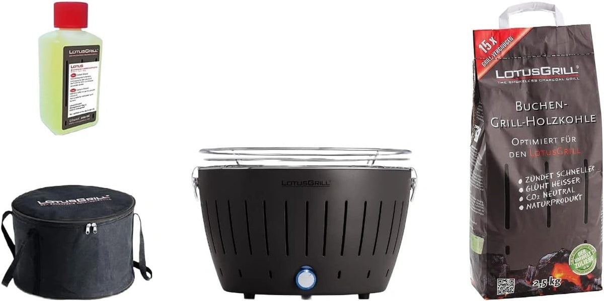 LotusGrill, Prodotto per casa e tempo libero, 2,5 kg, Nero