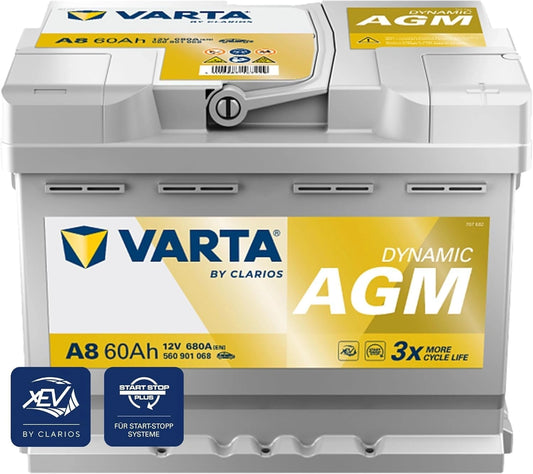VARTA, Batteria ricaricabile, 12V, 60Ah