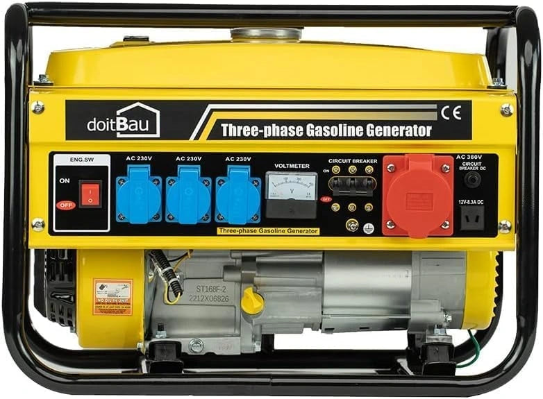 Generatore di corrente, 230 V, 400 V, 12 V, silenzioso