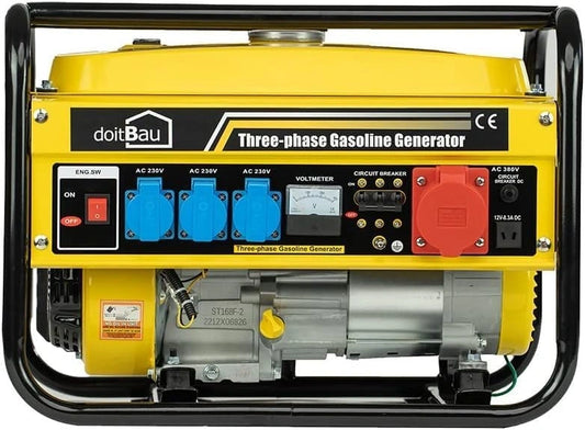 Generatore di corrente, 230 V, 400 V, 12 V, silenzioso