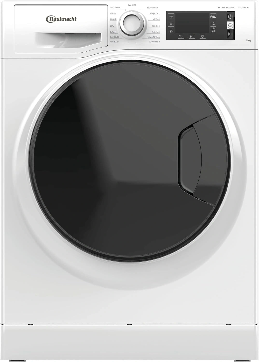 Bauknecht WM, Lavatrice, 8kg, con tecnologia inverter, Bianco
