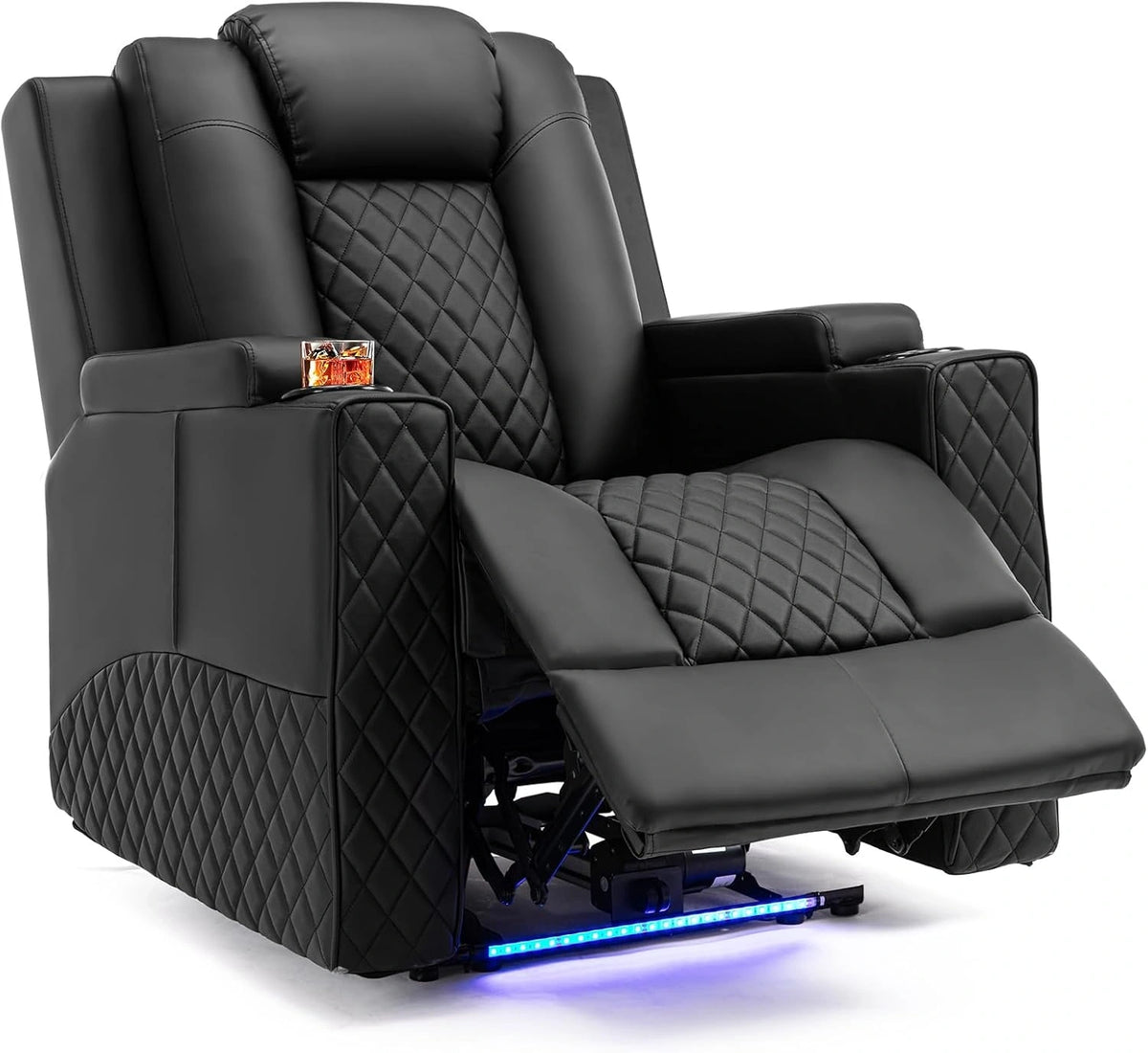COMHOMA, Riscaldatore elettrico, a LED, Nero