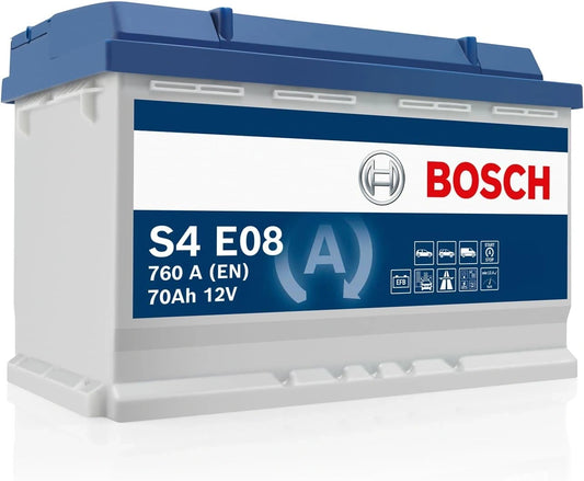 Bosch S4 E08, Batteria ricaricabile, 12 V