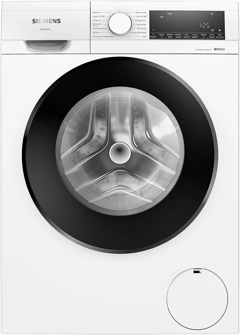 Siemens WG34G2070 iQ500, Lavatrice, 8 kg, con display digitale, a LED, automatico