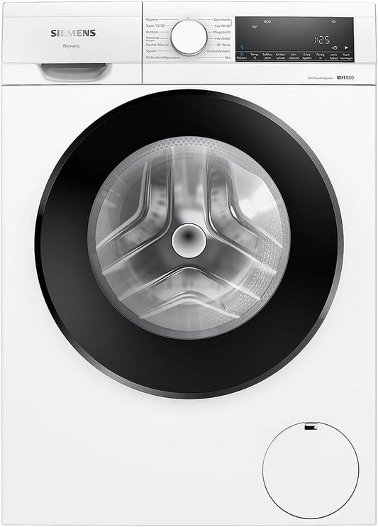 Siemens WG34G2070 iQ500, Lavatrice, 8 kg, con display digitale, a LED, automatico