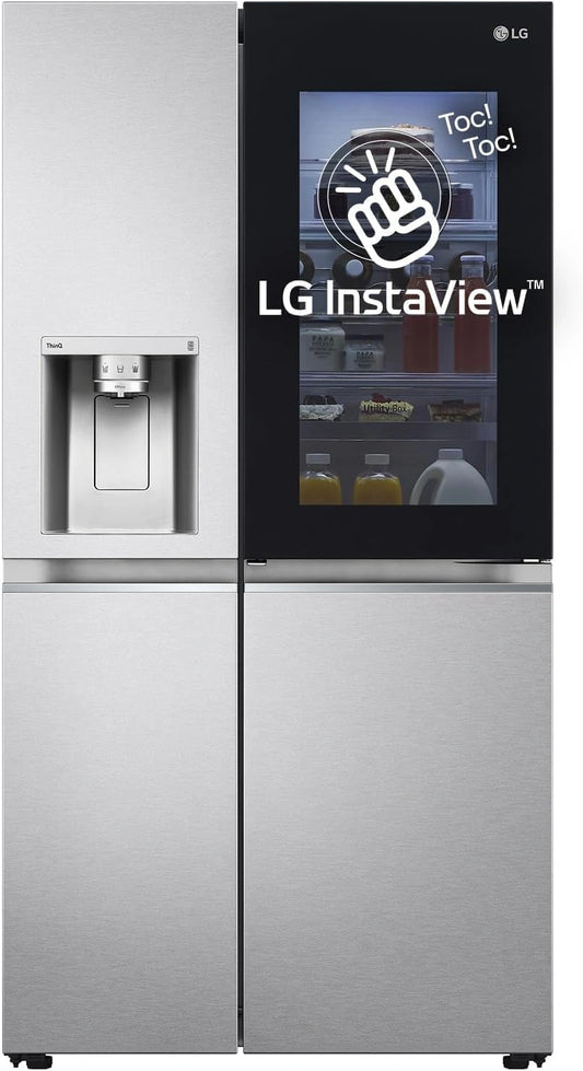 LG GSXV80PZLE, Frigorifero, 635 L, con Wi-Fi, con tecnologia inverter, con controllo intelligente