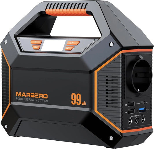 MARBERO, Stazione di alimentazione portatile, 99Wh, 150W, a LED, portatile