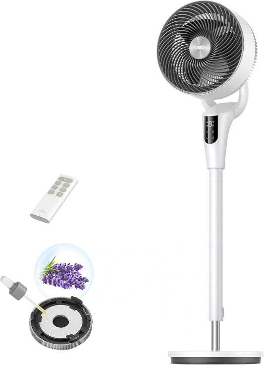 DREO, Ventilatore, 106cm, 20dB, con timer, silenzioso