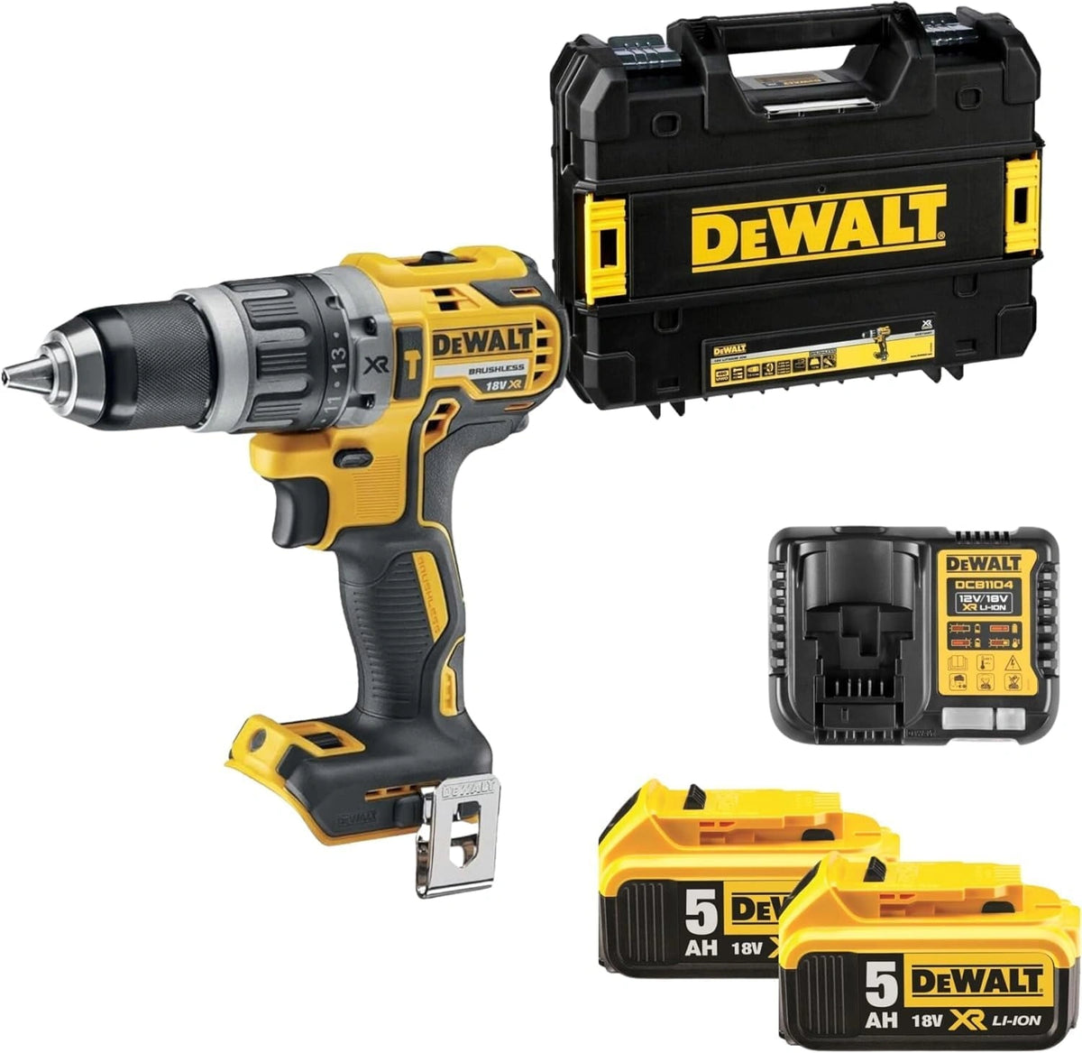 DEWALT, Trapano avvitatore, 18V, 5Ah