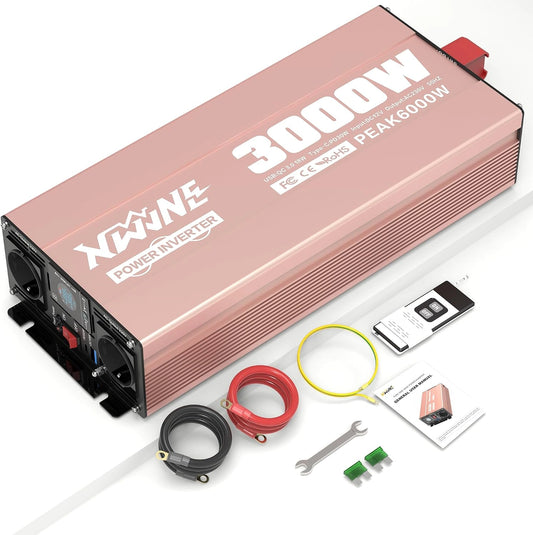 XWJNE, Prodotto per casa e tempo libero, 12V, 220V, 230V, con telecomando, con display digitale, con tecnologia inverter