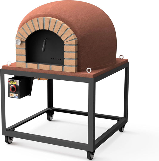 MOVELAR, Forno elettrico, 80 cm, Rosso