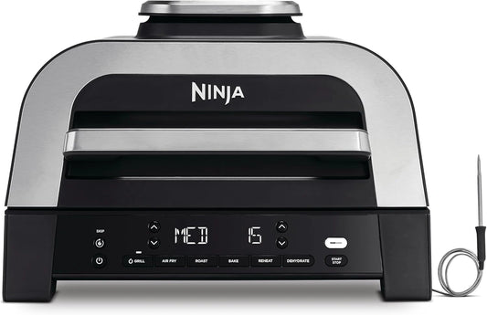 Ninja, Friggitrice ad aria, 3,8L, Grigio/Argento
