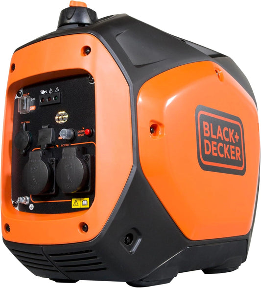 Black, Prodotto per casa e tempo libero, 2200W, con tecnologia inverter, Nero