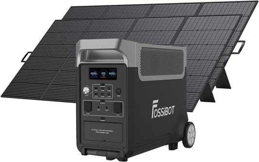 FOSSiBOT F3600, Generatore di corrente, 3840Wh, 400 W, 230 V, a LED, portatile