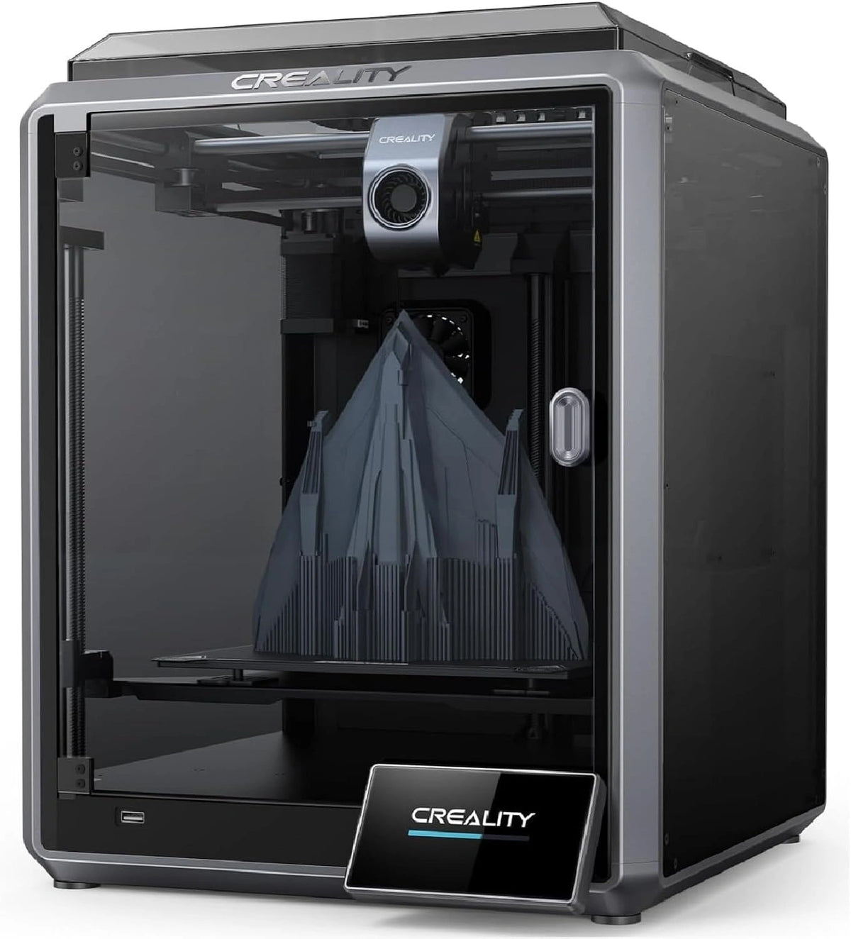 Creality K1, Stampante multifunzione, 600 mm, 0,1 mm, automatico