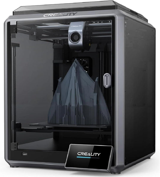 Creality K1, Stampante multifunzione, 600 mm, 0,1 mm, automatico