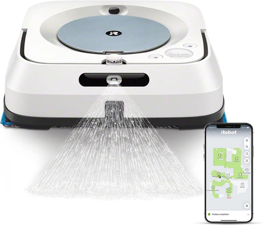 iRobot, Robot aspirapolvere, 100 W, 0.15 L, con Wi-Fi, con controllo intelligente, Bianco