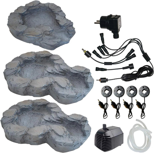 BACHLAUF QUELLBACH II, Prodotto per casa e tempo libero, 230V, a LED, Grigio