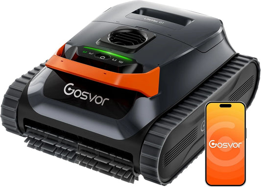 Gosvor, Robot aspirapolvere, con controllo intelligente, Arancione