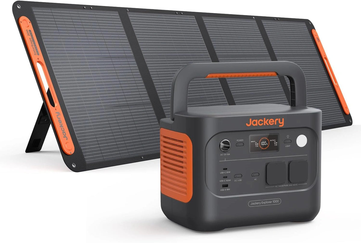 Jackery, Generatore di corrente, 200 W, 1070 Wh, 1500 W