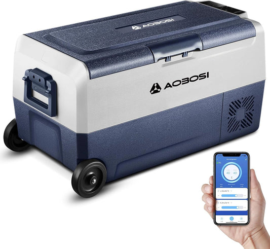 AAOBOSI, Compressore d'aria, 36L, portatile, con controllo intelligente